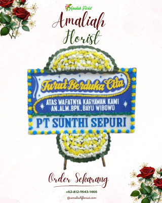 Papan Bunga Duka di Sigedong